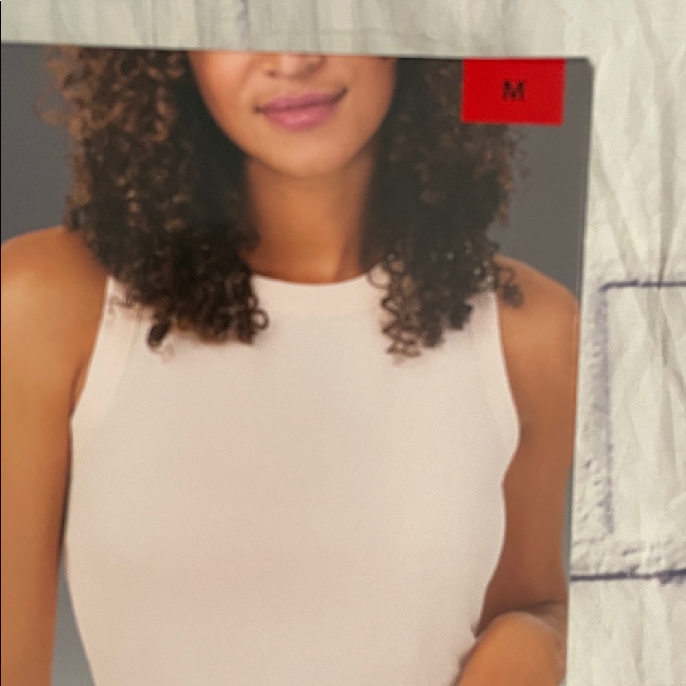 DKNY Pink and White Tank & Short Set - Picture 4 of 6
